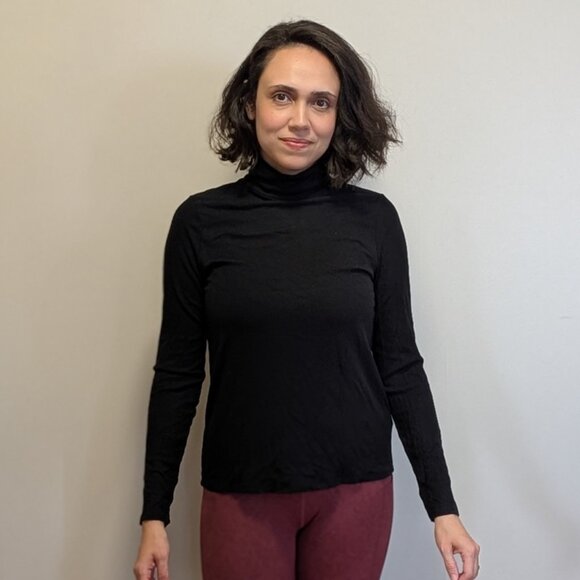 Black Turtleneck Sweater - Picture 1 of 5